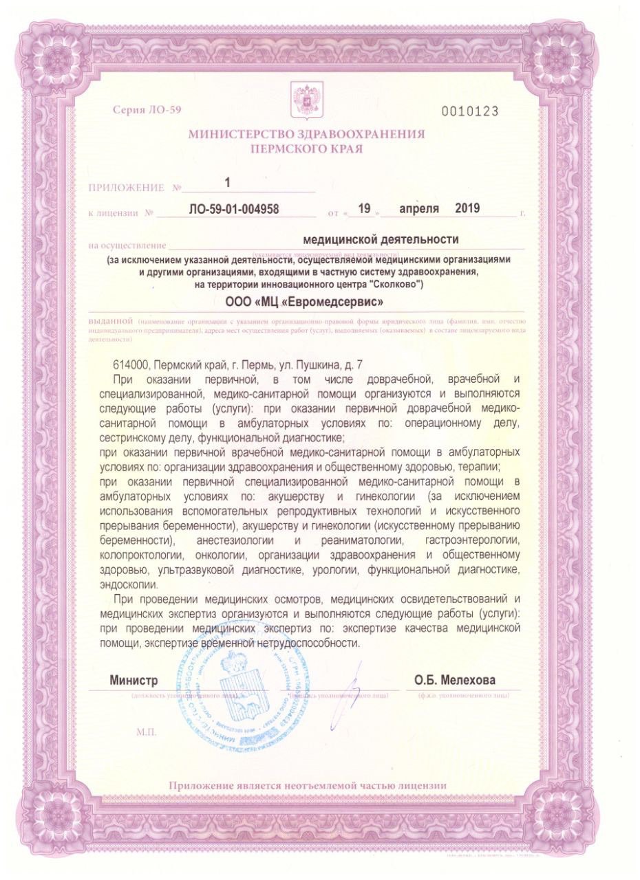 Медицинская лицензия, стр. 2